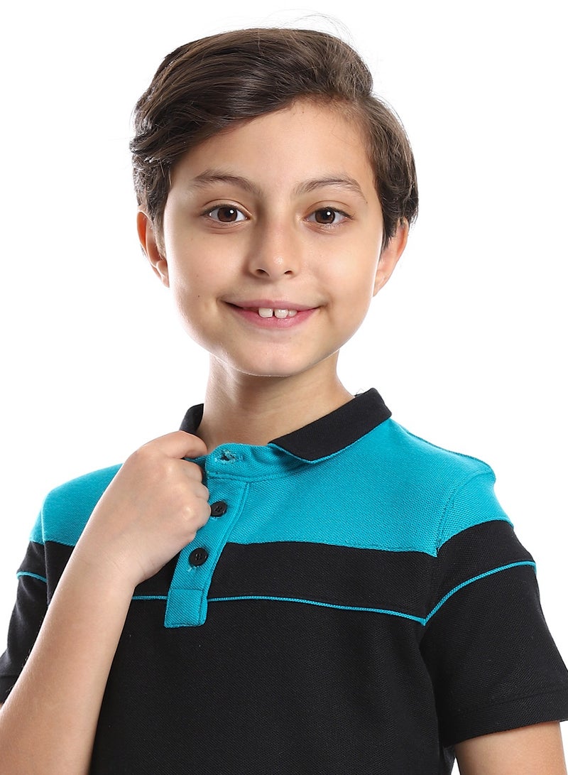 Caesar Boys Collared Neck Polo Shirt - Image 3