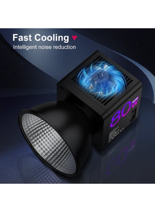 مامن SL-C80R ( 80W ) RGB Video COB Fill Light - Image 2