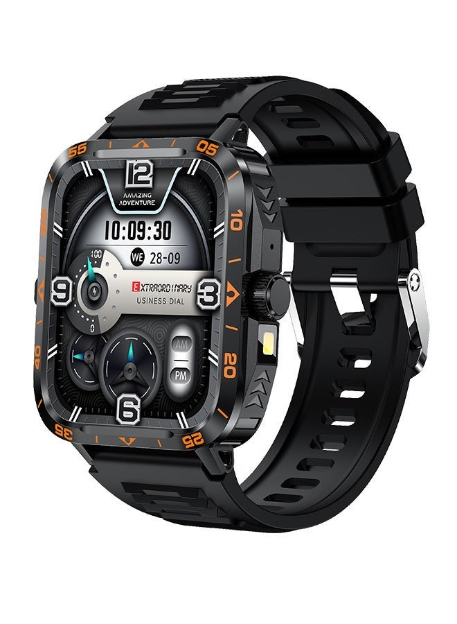 Smartbarry A70 Smart Watch with Built-in Wireless Earbuds - 2-in-1 Fitness Tracker, Heart Rate & Sleep Monitor, Bluetooth Call & Music, Large HD Display, Black - Ramadan Wellness & Tech Essential - Image 2