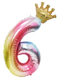 Number 6 Multicolor