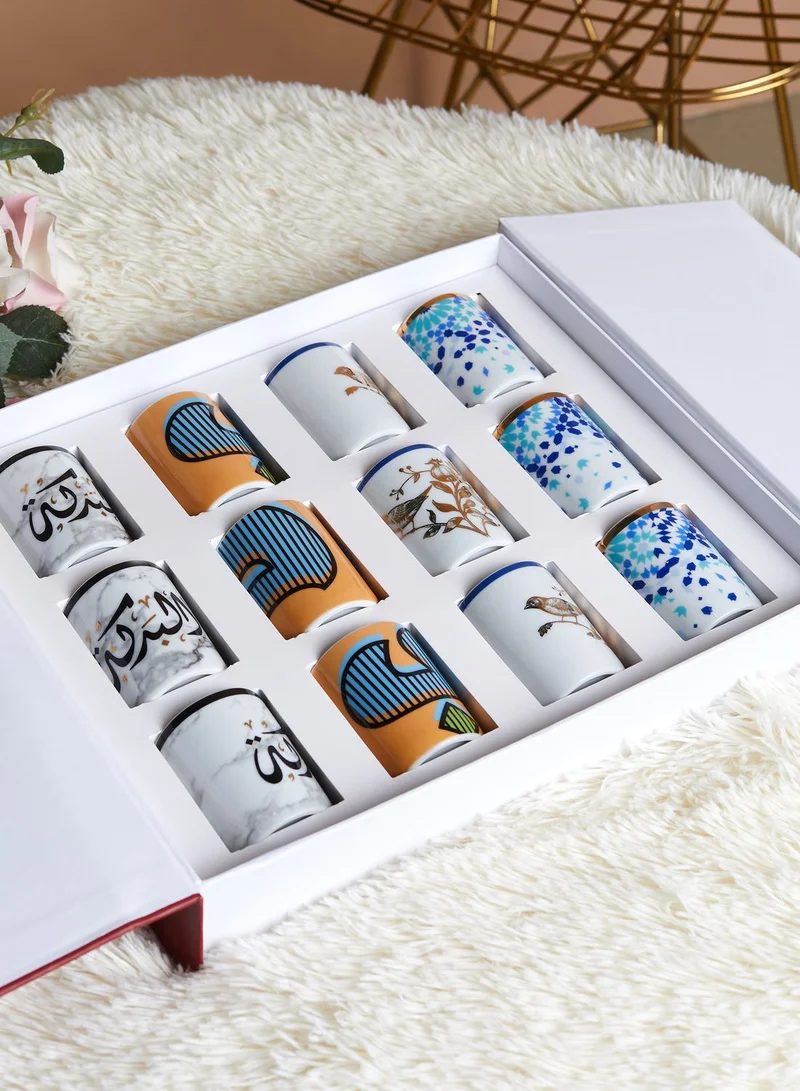 Silsal Set Of 12 Mix And Match  Mini Candles
