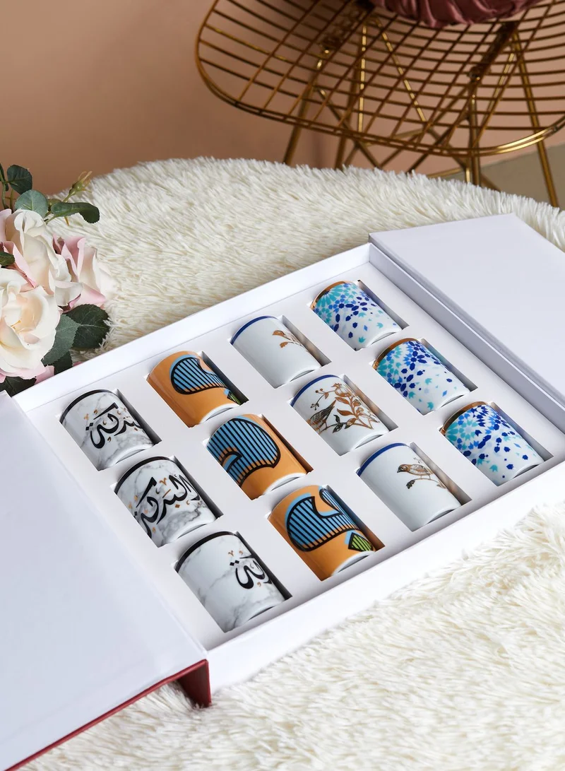 Silsal Set Of 12 Mix And Match  Mini Candles