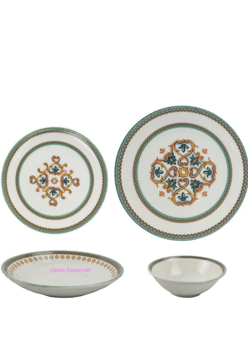 Turkish Dinner Set 24 Pcs TULU