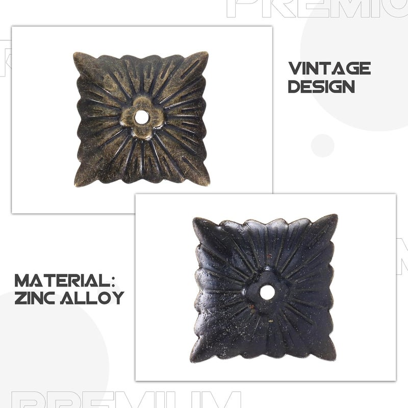 200 Pcs Antique Bronze Upholstery Tacks Decorative Furniture Decor Nails for Sofa Chair Bed DIY Home Decor 21mm Vintage Upholstery Thumb Pins - Image 3