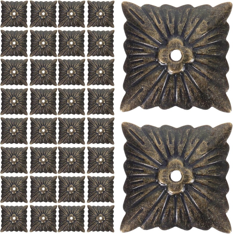 200 Pcs Antique Bronze Upholstery Tacks Decorative Furniture Decor Nails for Sofa Chair Bed DIY Home Decor 21mm Vintage Upholstery Thumb Pins - Image 1