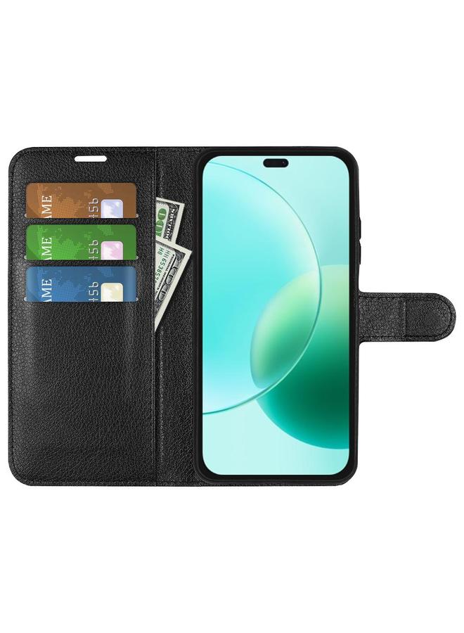 Green Tiger Case For Honor 400 Lite Litchi Texture Horizontal Flip Leather Phone Case with Holder - Image 4