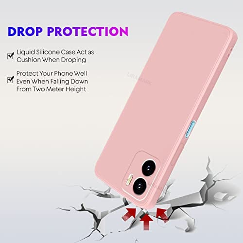 LIRAMARK Silicone Soft Back Cover Case for Vivo Y15s / Vivo Y01 / Vivo Y15A (Silicone Pink) - Image 5