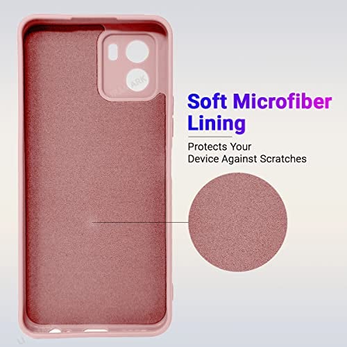 LIRAMARK Silicone Soft Back Cover Case for Vivo Y15s / Vivo Y01 / Vivo Y15A (Silicone Pink) - Image 2