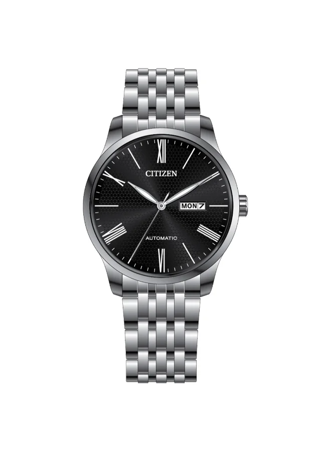 CITIZEN Men's Analog Round Shape Stainless Steel Wrist Watch NH8350-59E 40 Mm