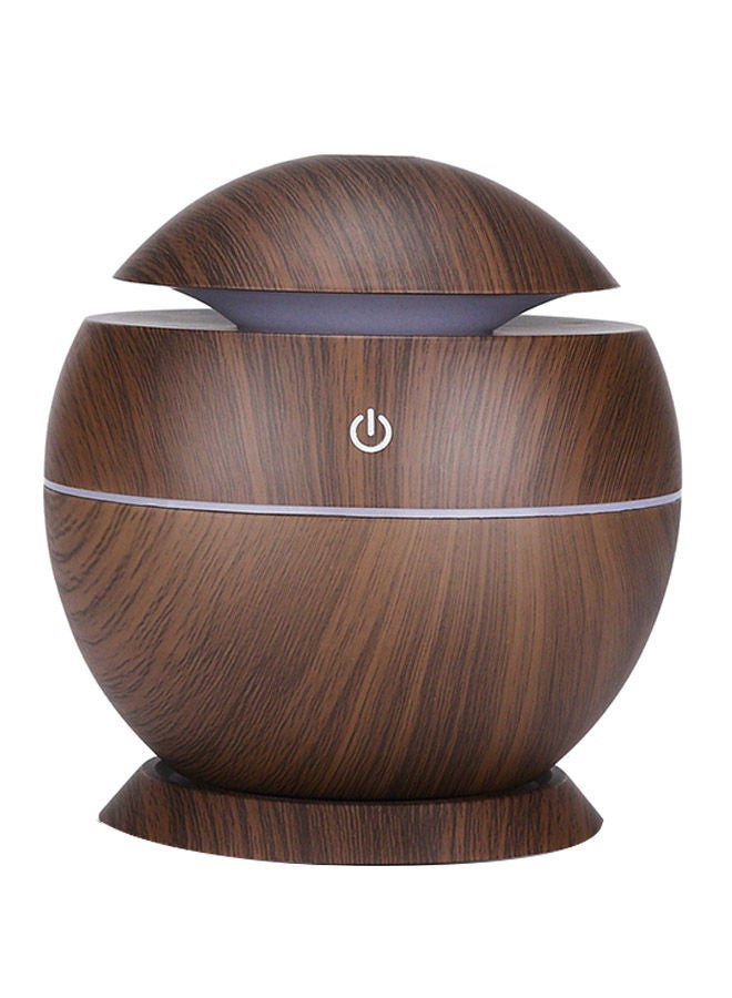 NIBEMINENT USB Ultrasound Air Humidifier Machine Brown 11centimeter