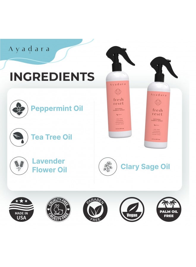 Ayadara Natural Fabric Spray, Lavender Room Spray Air Freshener, Odor Eliminator Mist, Aromatherapy Home Fragrance, Lavender Linen Spray for Bedding, Pillow, Sheet, Blanket and Clothing, 2000+ Sprays - Image 5