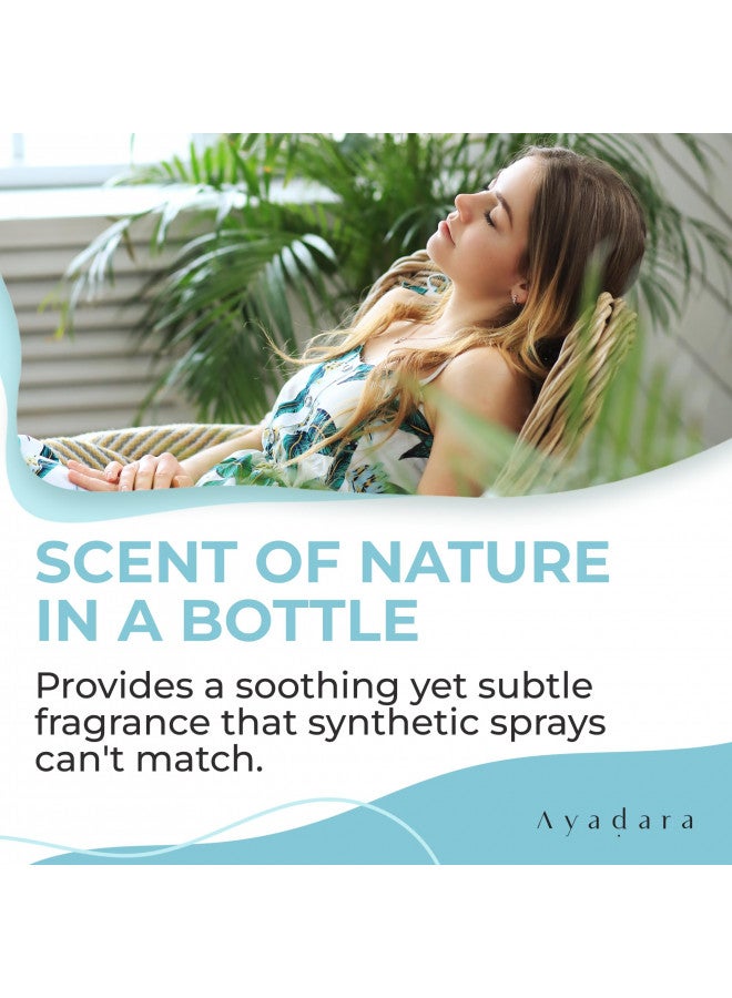 Ayadara Natural Fabric Spray, Lavender Room Spray Air Freshener, Odor Eliminator Mist, Aromatherapy Home Fragrance, Lavender Linen Spray for Bedding, Pillow, Sheet, Blanket and Clothing, 2000+ Sprays - Image 3