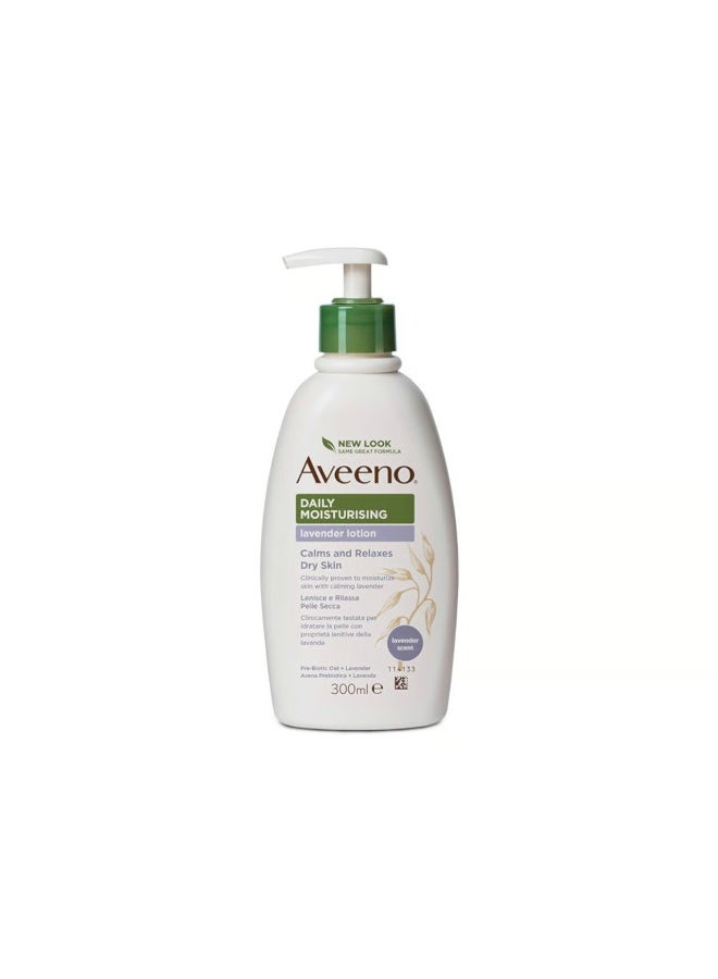 Aveeno Daily Moisturizing Body Lotion Lavender 300ml - Image 1