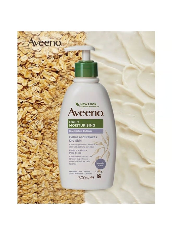 Aveeno Daily Moisturizing Body Lotion Lavender 300ml - Image 3