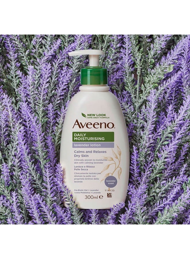 Aveeno Daily Moisturizing Body Lotion Lavender 300ml - Image 2