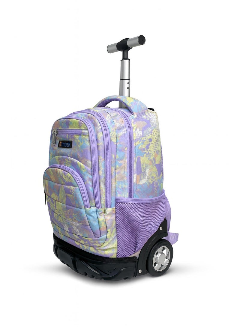 Nuzki Trolley School Bag for Students - 16 Inch Multi-Functional Backpack with Wheels - Travel-Friendly School Bag for Boys and Girls - Image 4