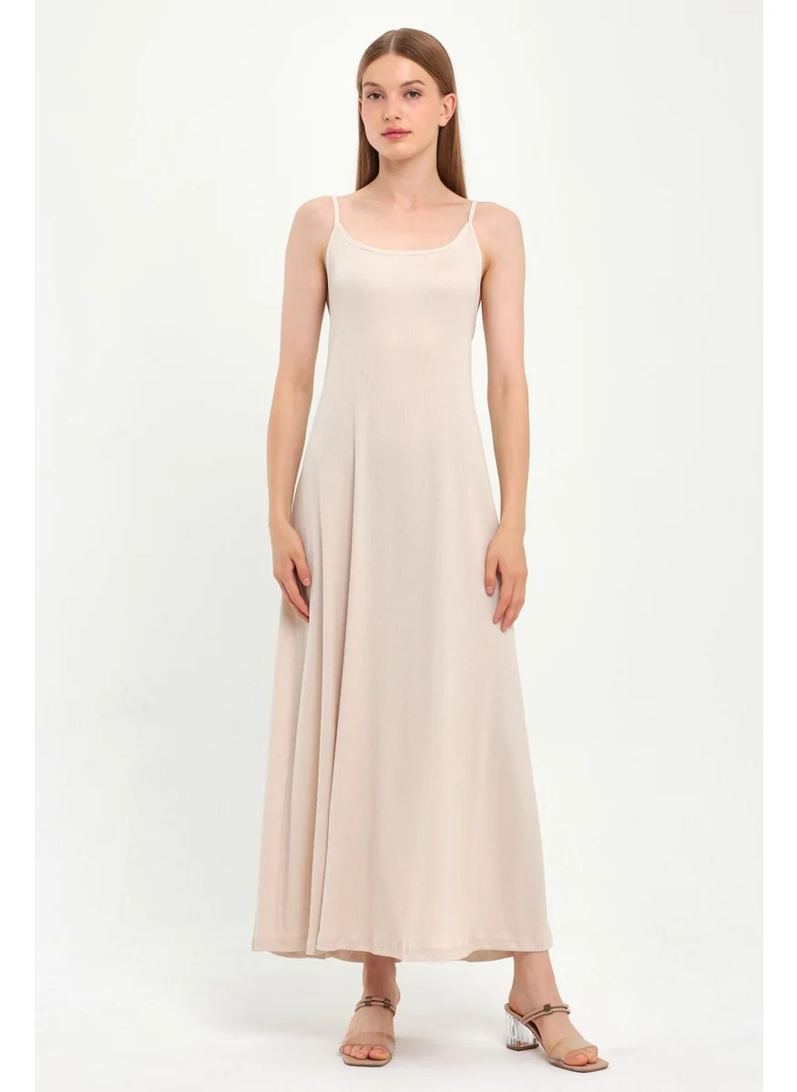 Alexander Gardi Alexandergardı Thin Strap Long Dress (B23-0052 02 B23-421)