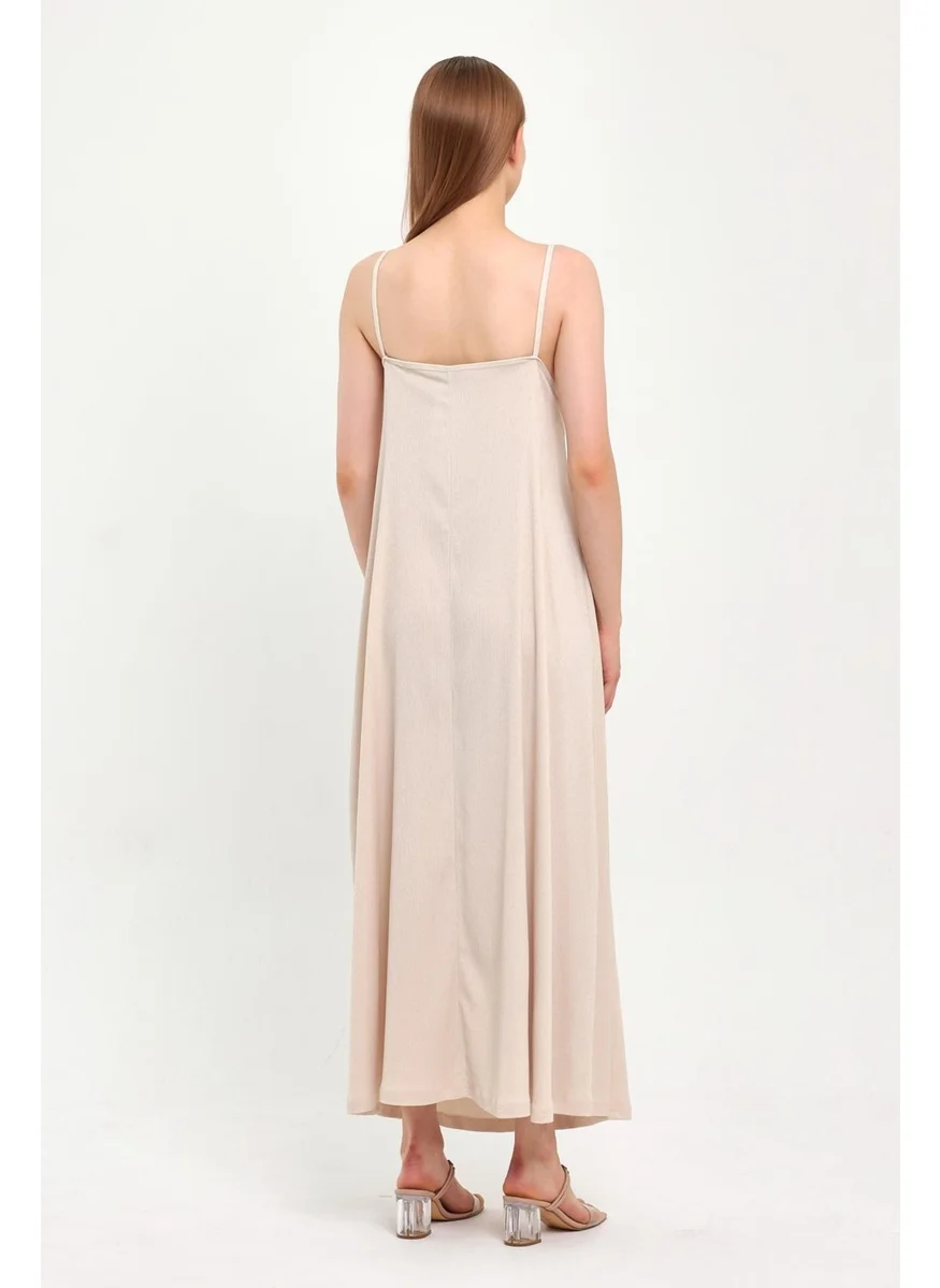 Alexander Gardi Alexandergardı Thin Strap Long Dress (B23-0052 02 B23-421)