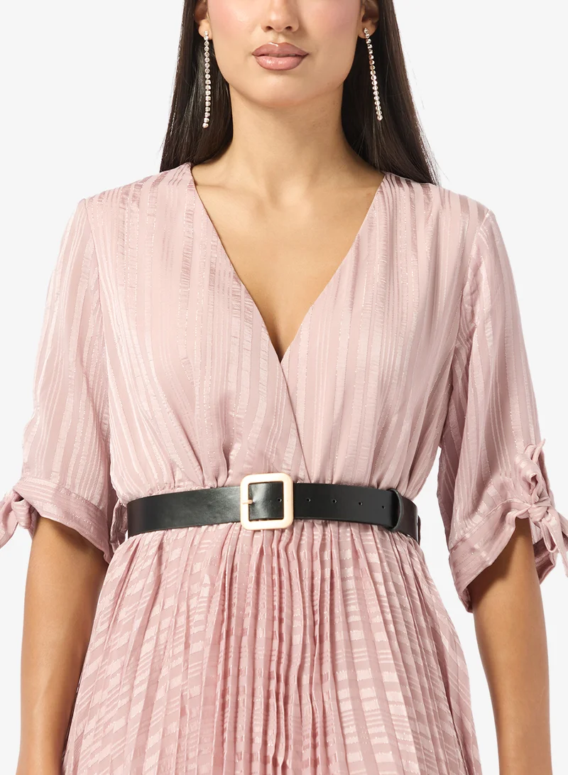 Khizana  Pleated Sheer Dress for Women | Best Price UAE