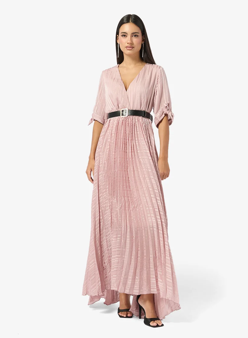 Khizana  Pleated Sheer Dress for Women | Best Price UAE