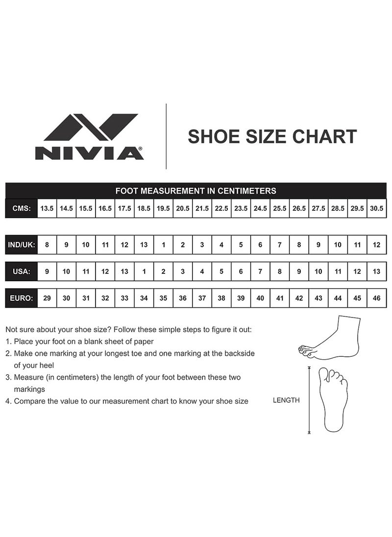 Nivia - HY-Court 2.0 Badminton Shoes | For Mens and Boys | Non-Marking Shoe | Court Shoe | For Badminton, Squash, Tennis Players | 6 UK / 7 US / 40 EU - Image 1