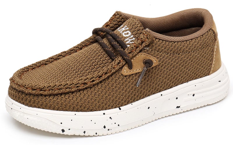 Apakowa Kids Boys Girls Loafers Slip-On Casual Walking Shoes Comfortable & Lightweight (Toddler/Little Kid/Big Kid) - Image 1