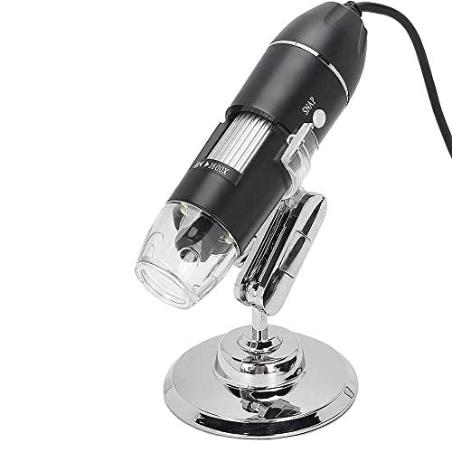 Tobo USB Microscope, 1600X Microscope Electron Microscope USB Camera Digital Microscope Video Camera 2MP 1600x1200 with 8 LED for Windows 2000/XP, Vista, 7/8/10 - TD-587IM-02 - Image 1