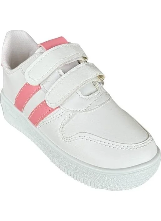 ليجر Kids Sneaker Sports Shoes Powder - White