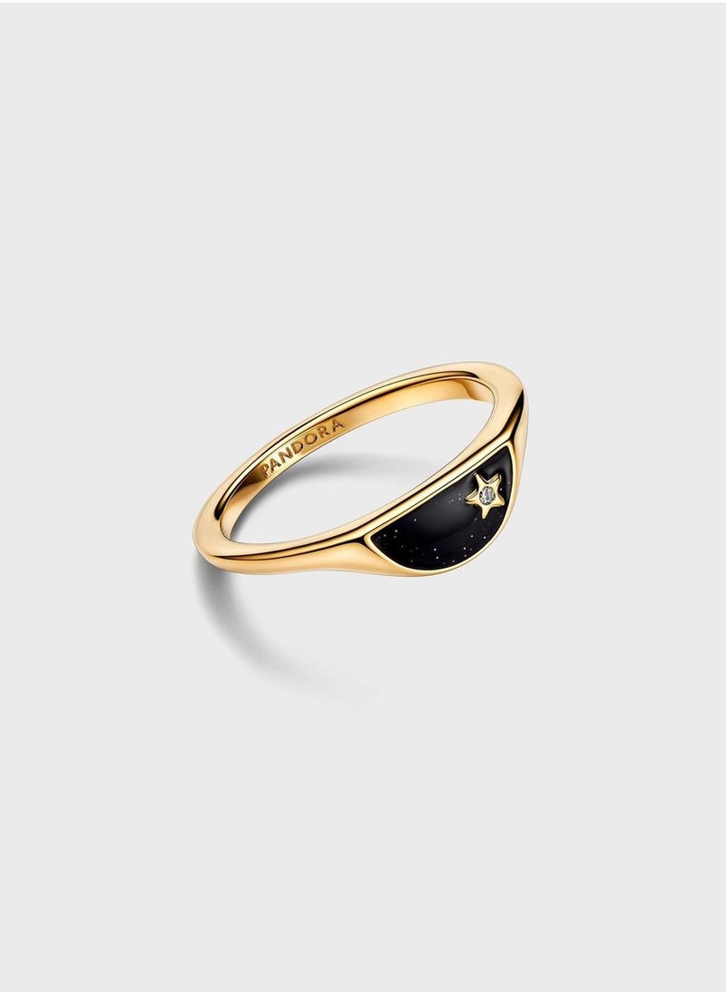 PANDORA Pandora Me Halved Enamel Signet Ring  - Image 2