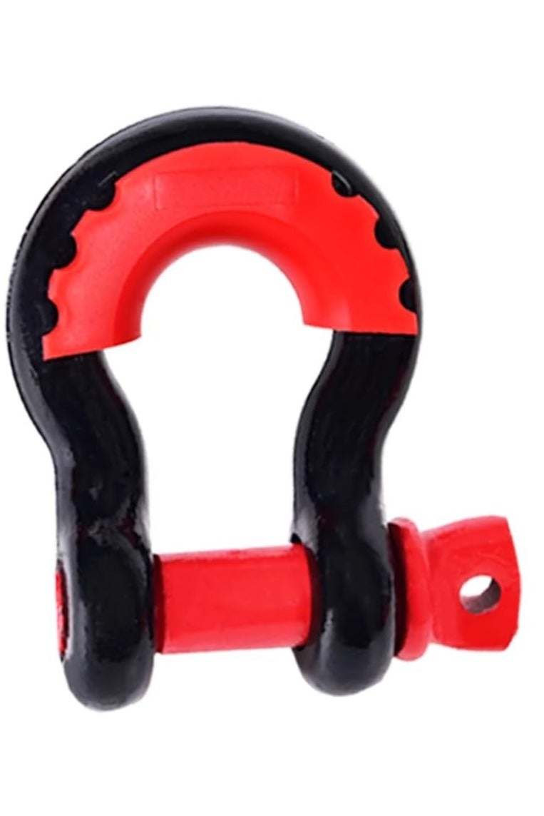 D Ring Shackles 2 Pack 3/4 Inch Shackles with 7/8 Inch Pin Isolators and Washers for Vehicle Recovery - Image 1