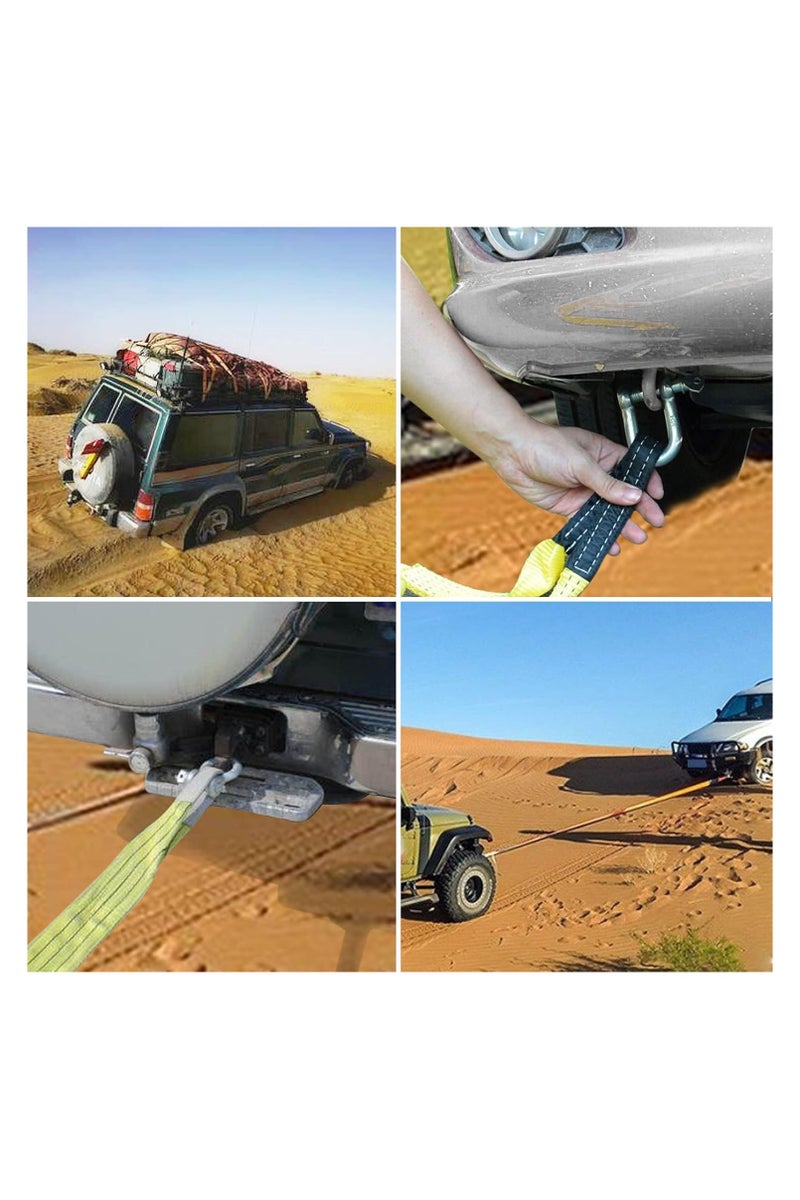 D Ring Shackles 2 Pack 3/4 Inch Shackles with 7/8 Inch Pin Isolators and Washers for Vehicle Recovery - Image 5