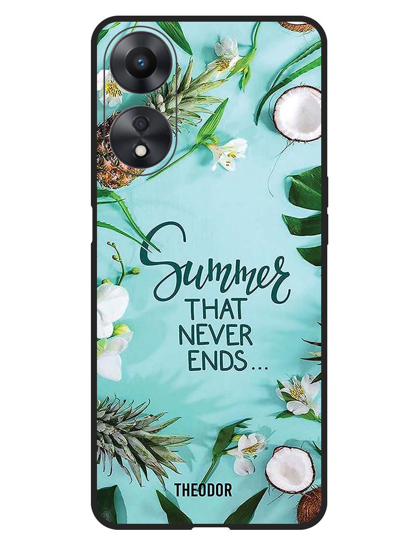 Theodor Protective Case Anti Scratch Shock Proof Bumper Cover For Oppo A1 5G Summer That Never Ends - Image 1