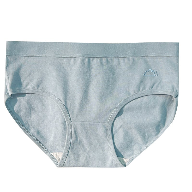 Ladies Cotton Briefs Mid-Waist Seamless Panties Apricot  - Image 5