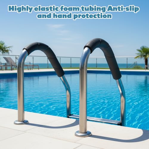 HaiFafafaing Pool Noodles Foam Black 15.7 " Pipe Insulation Foam Tube Multi-Purpose Pipes Insulation Wrap Snake Wrap Foams Protection Foams Tubing for Outdoor Indoor Swimming Pool Handle Water - Image 4