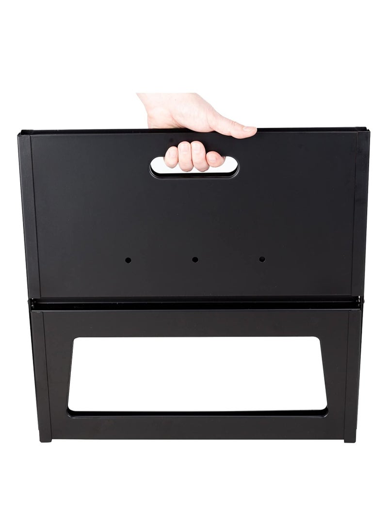 Barbecue Grill Portable X Shape Foldable Charcoal Grill for Outdoor Cooking Camping Hiking Picnic Straight - Image 3