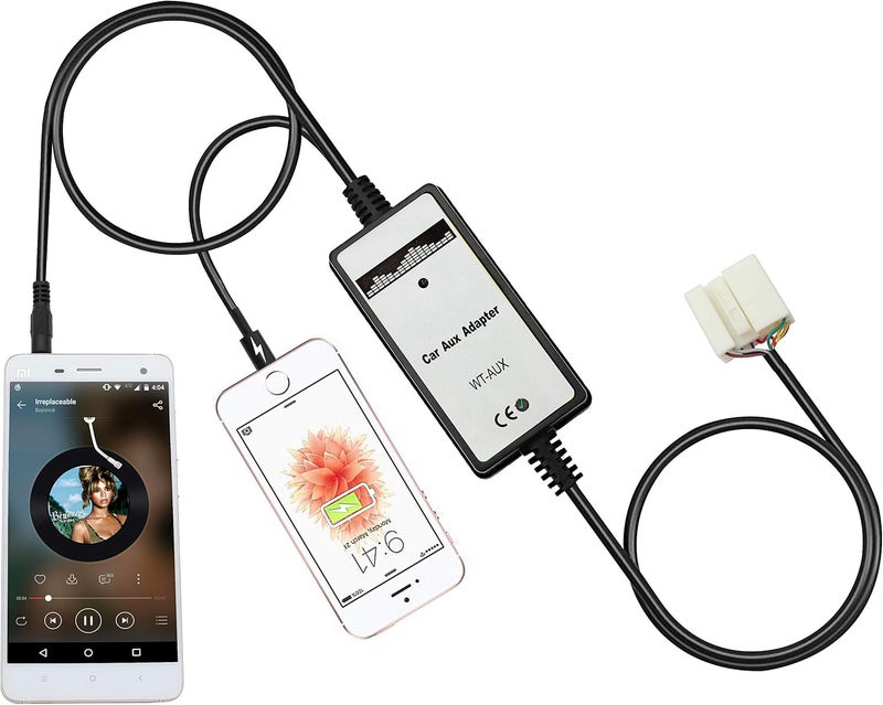 Yomikoo Car Audio AUX Input Adapter with Charging Cable - Image 1