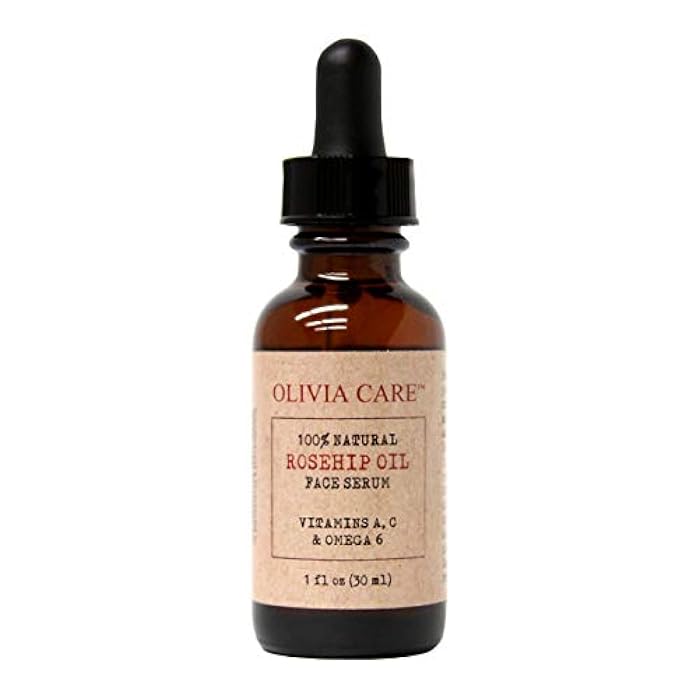 Olivia Care Rosehip Seed Oil Serum By Olivia Care Natural Moisturizer for Face, Body & Skin with Vitamins E, C, A & Omega 6, Perfect for Treating Wrinkles, Acne Scars, Sun Spots, Dark Circles & Anti-Aging - 1 OZ - Image 1