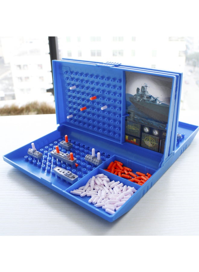 Puzzle Battle Warship Chess Strategy Game Aircraft Carrier Battle Interactive Chess Parent-Child Double Board Game Toy