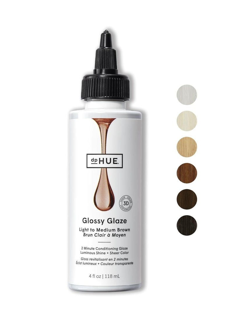 dpHUE Glossy Glaze, Light-Medium Brown - 4 fl oz - In-Shower Conditioning Glaze for Luminous Shine & Sheer Color - Paraben, SLS & SLES Sulfate Free - Leaping Bunny Certified - pzsku/Z23ED689632852C01EA1EZ/45/_/1731852466/8988057e-f72e-482f-bf0d-8e951546e024