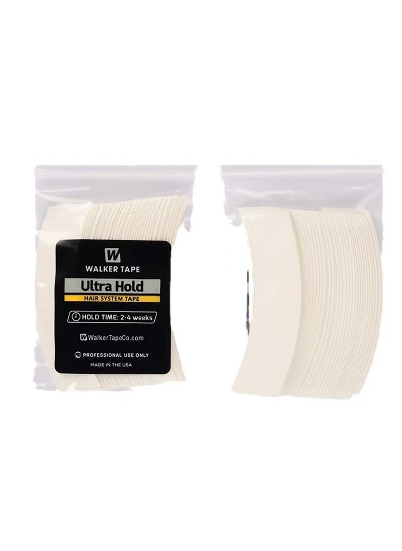 Double Sided  Hair Tape Sticker Strip Adhesive Holder Waterproof for Human Hair Men  Women Toupee Tape Lace Wig Hair System Replacement Extension  Contour C(36pcs x 1 Bag)