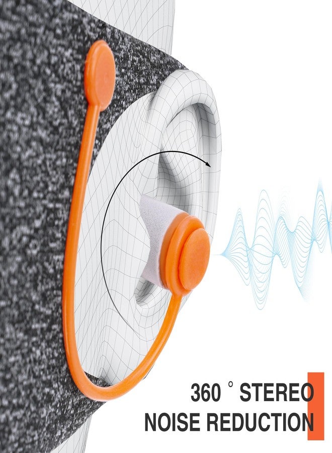 FRESHME 3D Eye Mask with Ear Loop - Lash Extensions Blackout Blindfold Glasses Sleep Mask with Removable Ears Plugs for Sleeping Noise Cancelling Travel Airplane, Eye Cover for Women Men Side Sleeper - Image 4