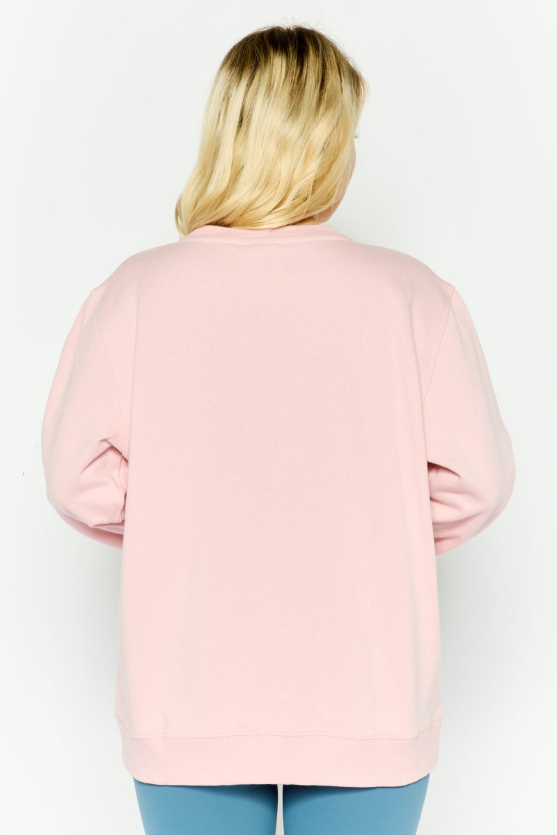 Ellesse Women Sportswear Fit Long Sleeve Outdoor Sweatshirt, Pink - Image 4