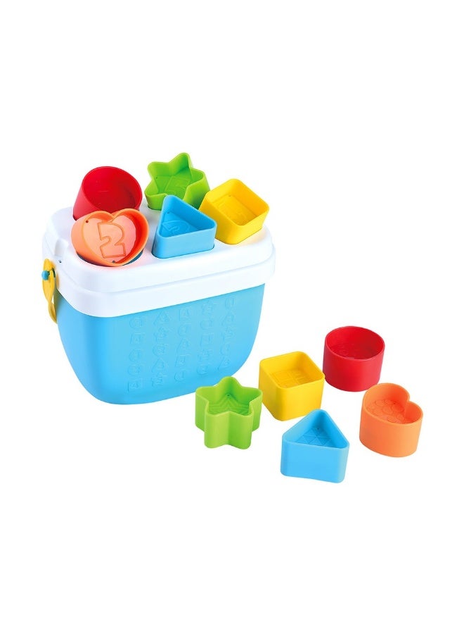 Playgo Match-a-Shape Bucket Playset (12 Pieces) - Image 2