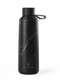 BURGA Water Bottle Black Marble