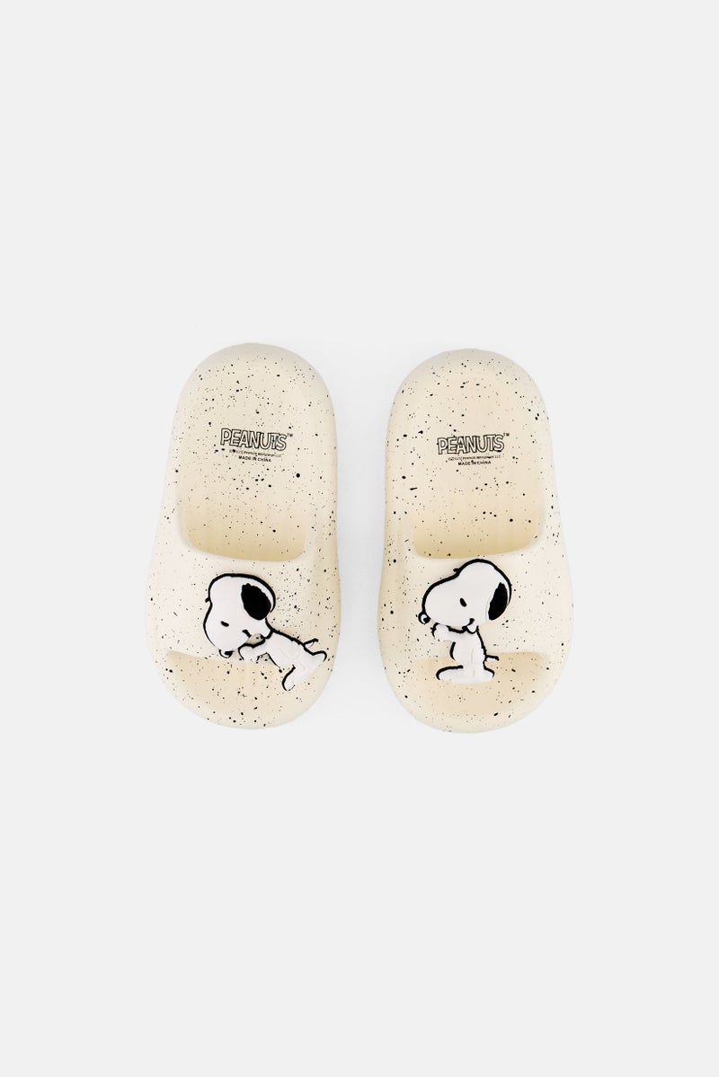 Peanuts أحذية زلاجات للأطفال الأولاد، أبيض فاتح - Image 3
