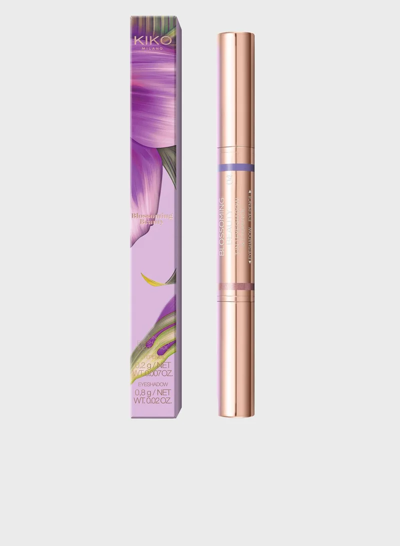 KIKO MILANO Blossoming Beauty 3-In-1 Eyeshadow & Eyepencil - Violet & Lilac