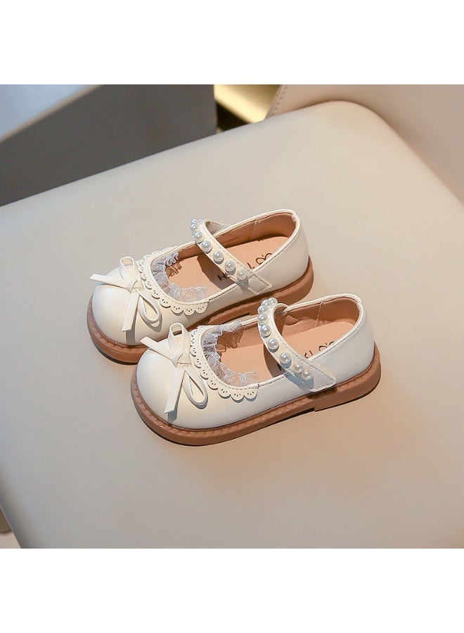 Shougu New Girls' Leather Shoes 