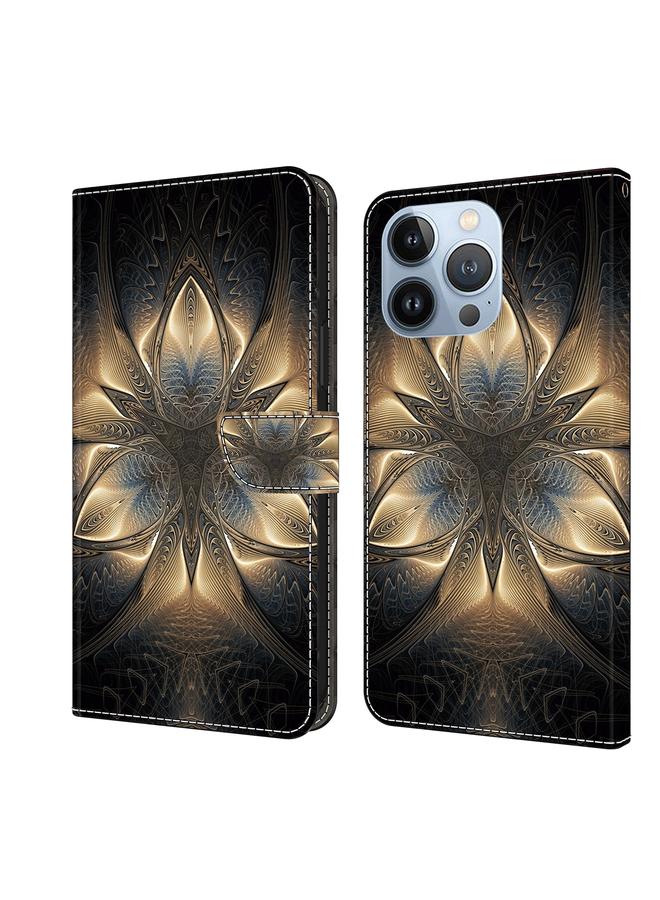 S-TOP Case For iPhone 15 Pro Max Crystal 3D Shockproof Protective Leather Phone Case - Image 1