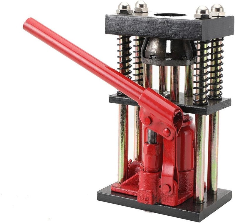 LeTkingok Manual Benchtop Hydraulic Bottle Jack Hose Crimper High Pressure Sprayer Hose Pressing Hydraulic Clamp