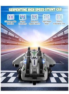 Generic Remote Control Stunt Snake Car, 2.4GHz RC Car with One-Click Shape Shifting, 360° Flipping & Rolling, LED Lights, Durable ABS Build, Rechargeable Battery, Outdoor/Indoor Toy for Kids Ages 6-12  - Image 4